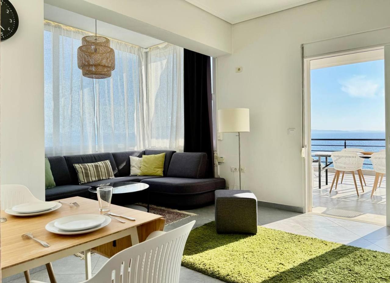 Viola Sea View Penthouse Leilighet Sarandë Eksteriør bilde
