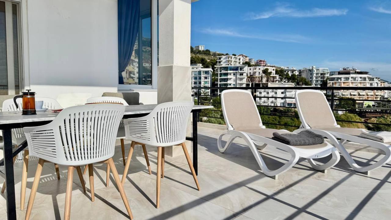 Viola Sea View Penthouse Leilighet Sarandë Eksteriør bilde